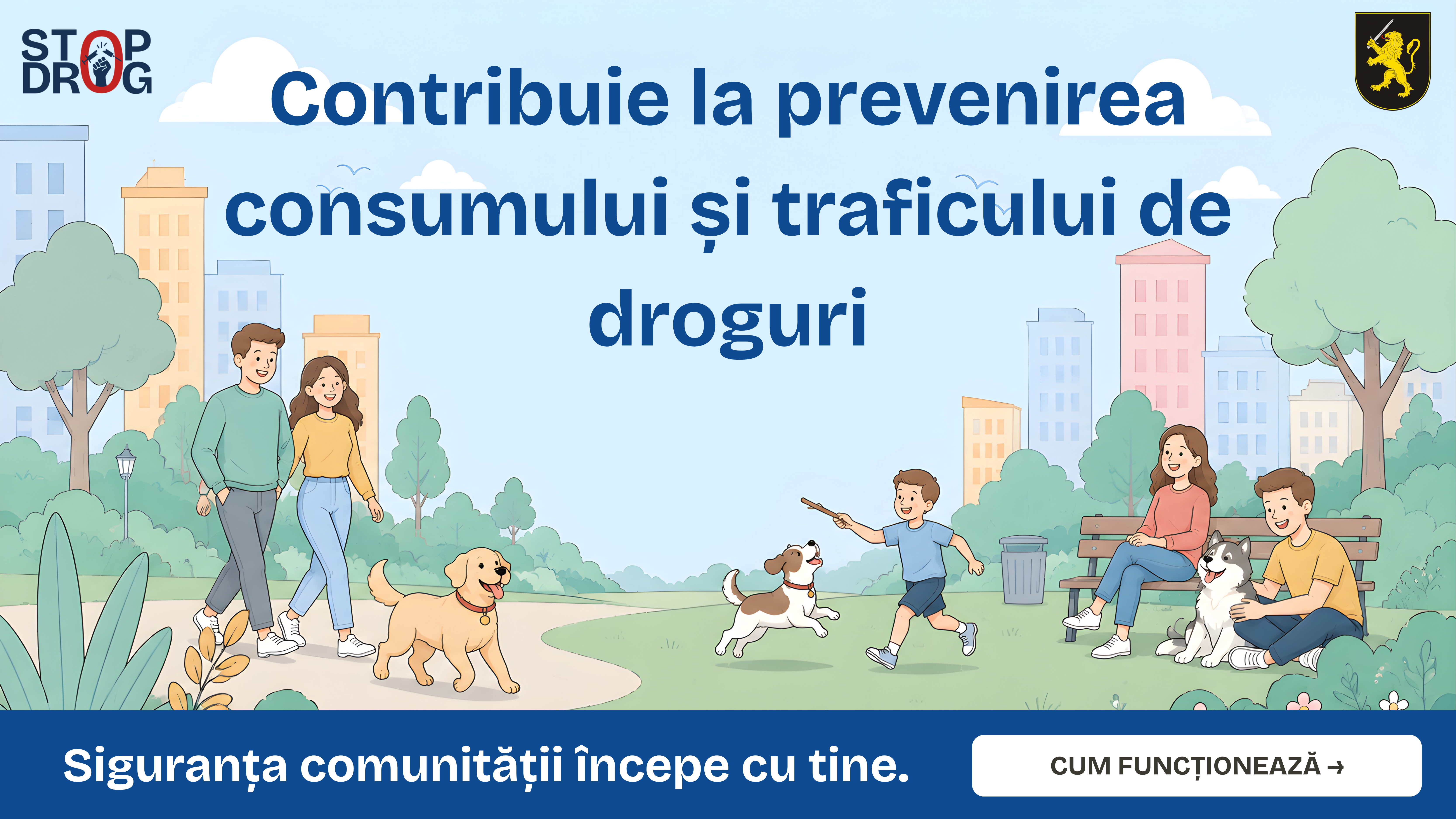 Contribuie la prevenirea consumului și traficului de droguri