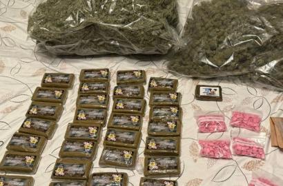 Circa 10 kg de droguri, în valoare de peste 3 500 000 de lei, ridicate de ofițerii de investigație.