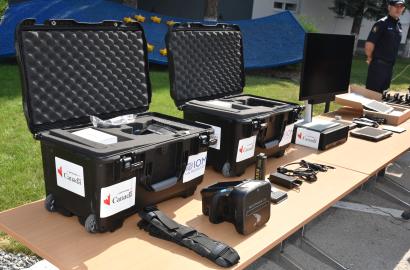 Un nou lot de echipament donat de OIM Moldova subdiviziunilor IGP